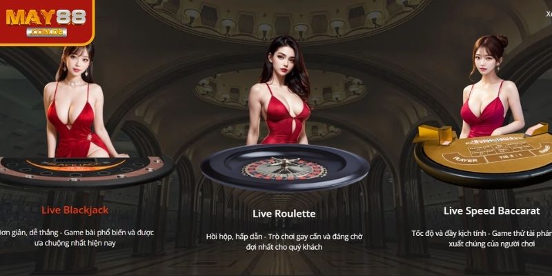 Khám phá chuyên mục game Casino
