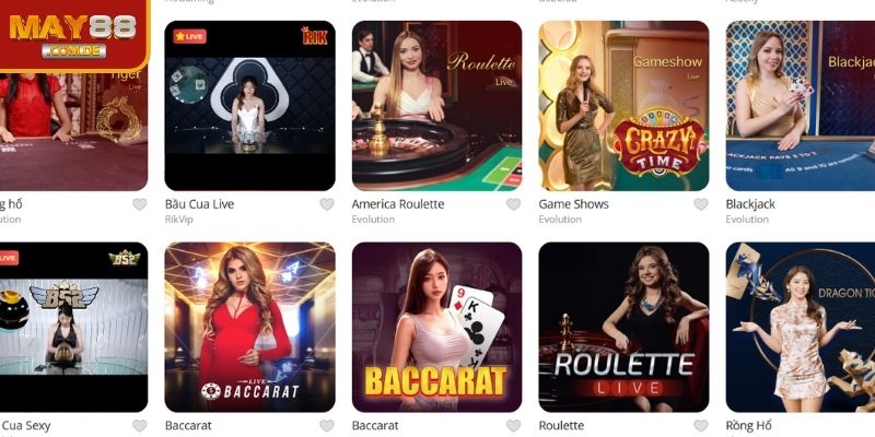 Khám phá kho tàng trò chơi Casino đầy lôi cuốn